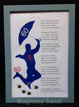 Dyplom-60-WŁASNY TEKST-Życzenia dla  mężczyzny na 60-kę 22(ramka)