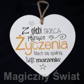 Serce Ceramiczne- ŻYCZENIA